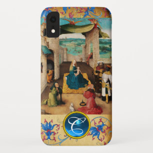 AANNEMING VAN MAGI CHRISTMAS PARCHMENT GEM MONOGRA iPhone XR HOESJE