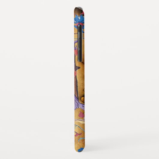 AANNEMING VAN MAGI CHRISTMAS PARCHMENT MONOGRAM Case-Mate iPhone CASE (Achterkant/links)