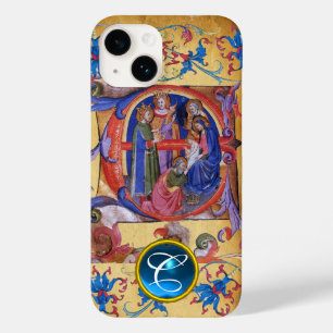 AANNEMING VAN MAGI CHRISTMAS PARCHMENT MONOGRAM Case-Mate iPhone 14 HOESJE
