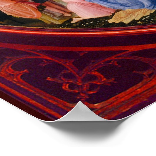 AANNEMING VAN MAGI Fra Angelico, Kerstmis Poster (Hoek)