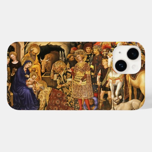 AANNEMING VAN MAGI Gentile Da Fabriano, Kerstmis Case-Mate iPhone Case (Achterkant (horizontaal))