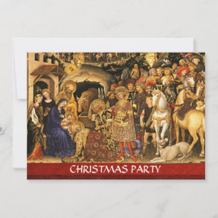 AANNEMING VAN MAGI Gentile Da Fabriano, Kerstmis Kaart