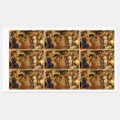 AANNEMING VAN MAGI Gentile Da Fabriano, Kerstmis Labels (Vel)