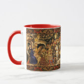 AANNEMING VAN MAGI Gentile Da Fabriano, Kerstmis Mok (Links)