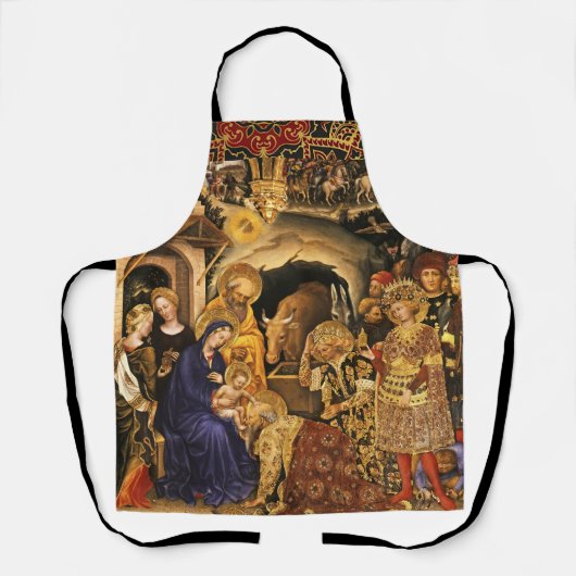 AANNEMING VAN MAGI Gentile Da Fabriano, Kerstmis Schort (Voorkant)