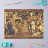 AANNEMING VAN MAGI Gentile Da Fabriano, Kerstmis Tissuepapier (Craft)