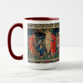 AANNEMING VAN MAGI Morris, Burne-Jones Kerstmis Mok (Links)