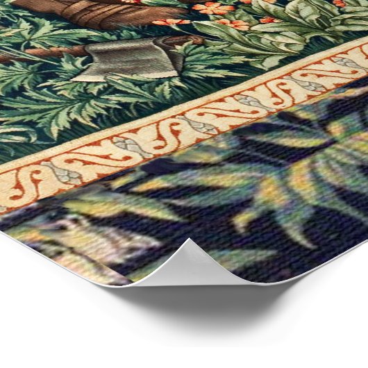 AANNEMING VAN MAGI Morris, Burne-Jones Kerstmis Poster (Hoek)