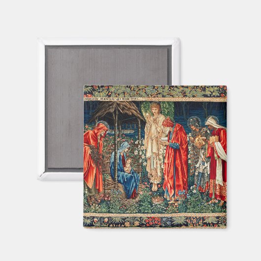 AANNEMING VAN MAGI Morris, Burne-Jones Magneet (Voorkant / Achterkant)