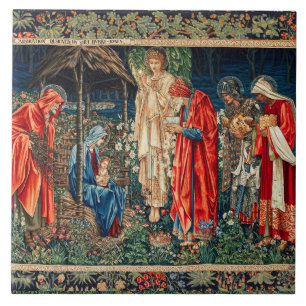 AANNEMING VAN MAGI Morris, Burne-Jones Tegeltje