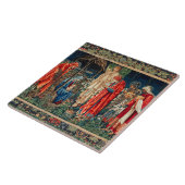 AANNEMING VAN MAGI Morris, Burne-Jones Tegeltje (Zijkant)