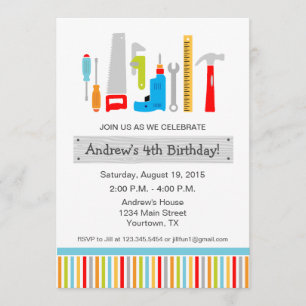 Aannodiging voor verjaardagsfeest kaart