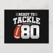 Aanpak 80ste verjaardag 80 jaar koppel jubileum briefkaart (Voorkant)