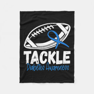 Aanpak Diabetische Blauwe Diabetes Type 1 Bewustma Fleece Deken