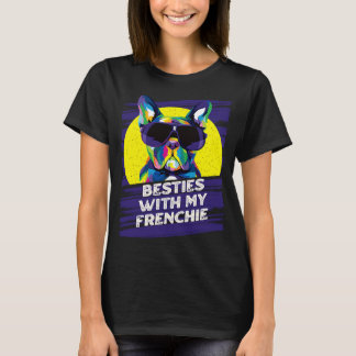 Aanpak met mijn Frenchie Dog Theme Dog Paw Humor T-shirt