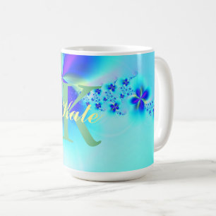 Aanpasbaar Abstract Fractal Art Pattern Koffiemok
