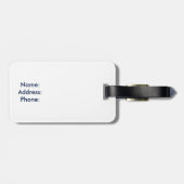 Aanpasbaar bagagelabel Glitter Texas vlag (Achterkant horizontaal)