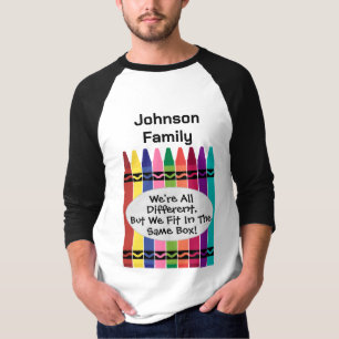 Aanpasbaar Baseball T-Shirt voor Familie Reünie