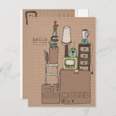 aanpasbaar bewegend briefkaart (Voorkant / Achterkant)