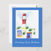 Aanpasbaar Briefkaart van Borkum (Voorkant / Achterkant)
