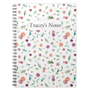 Aanpasbaar Floral Notitieboek De beste cadeaus v