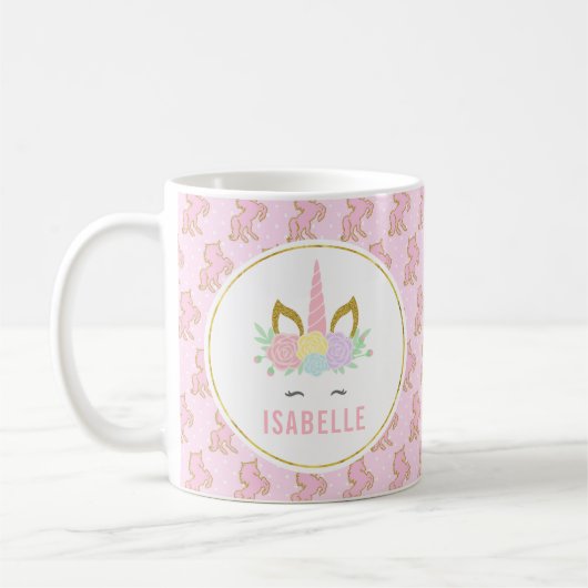 Aanpasbaar gehalte Mok van Unicorn Hot Chocolate v (Links)