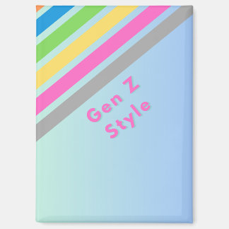 Aanpasbaar Gen Z pastel regenboog-ontwerp Magneet