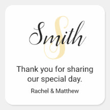 Aanpasbaar Gouden Monogram Welkom 