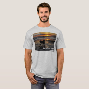 Aanpasbaar heren T-shirt met designer stijl HAMbWG