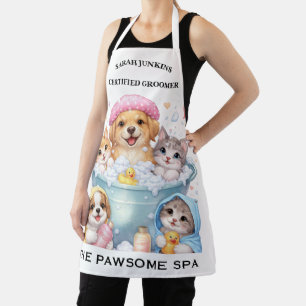 Aanpasbaar hondenverzorgingsvoorschoot – Cute Kawa Schort