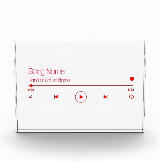 Aanpasbaar Je Favoriete Muziek Fotoblokken (Voorkant)