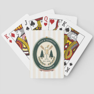 Aanpasbaar Kamp Bachelorette-weekend Pokerkaarten