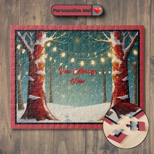 Aanpasbaar Kerstmis Legpuzzel