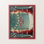 Aanpasbaar Kerstmis Legpuzzel (Verticaal)