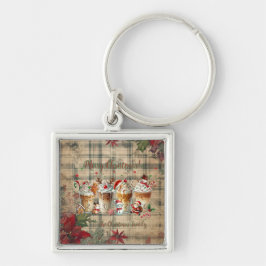 Aanpasbaar Kerstmis Sleutelhanger