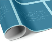 Aanpasbaar moderne tekst | Oceaan & roodborstje ei Cadeaupapier (Rol Hoek)