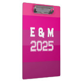 "Aanpasbaar monogram en jaren Klembord (Rechts)