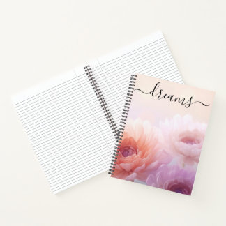 Aanpasbaar Mooie Kleurrijke Bloemen Droomdagboek Notitieboek
