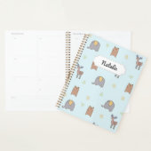 Aanpasbaar Mooie Scandinavische Dieren Patroon Planner (Display)