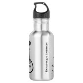 aanpasbaar muziekinstrument waterfles  (Achterkant)