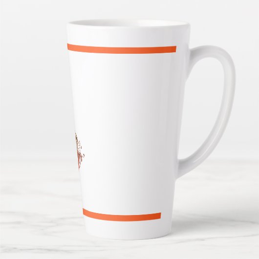 Aanpasbaar najaar pompoen latte mok (Rechts)