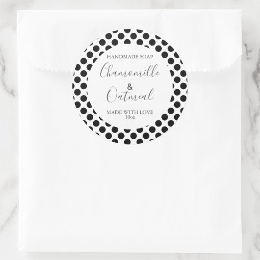 Aanpasbaar pakket zeep Label Pattern Modern (Tas)