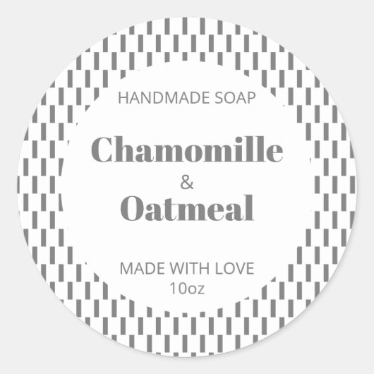 Aanpasbaar pakket zeep Label Pattern Modern (Voorkant)