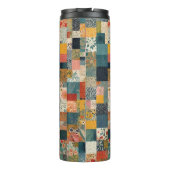 Aanpasbaar Patchwork Patroon Thermosbeker (Achterkant)