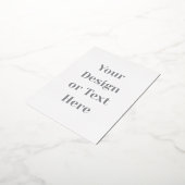 Aanpasbaar Uw Ontwerp of Tekst Hier Persoonlijk Folie Feestdagen Briefkaart (Gedraaid)