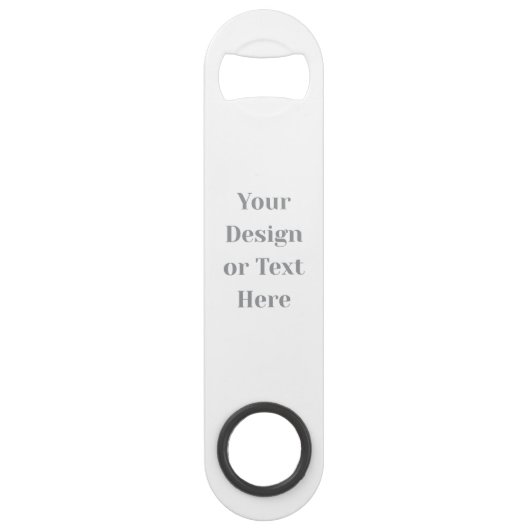 Aanpasbaar Uw Ontwerp of Tekst Hier Persoonlijk Speed Flessenopener (Voorkant)