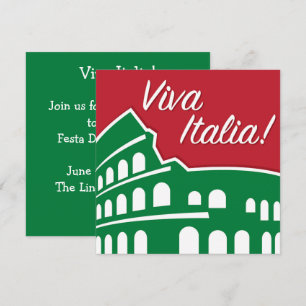 Aanpasbaar Viva Italia Patriotic Italy Kaart