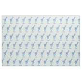 Aanpasbaar weefsel van Aqua en paarse giraf Stof (Yard (91,4 cm))