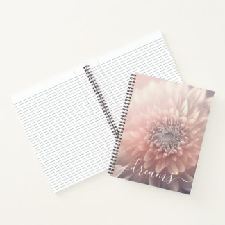 Aanpasbaar Zachte Roze Bloem Droomjournaal Notitieboek