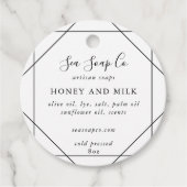 Aanpasbaar zeep Label (Voorkant)